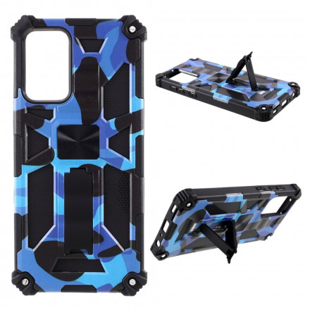 Coque Samsung Galaxy A72 4G / A72 5G Camouflage Support Amovible Coque Samsung Galaxy A72 4G / A72 5G Camouflage Support Amovible