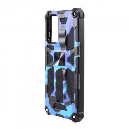 Coque Samsung Galaxy A72 4G / A72 5G Camouflage Support Amovible