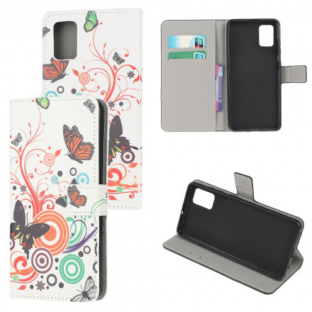 Housse Xiaomi Redmi Note 10 / Note 10s Papillons et Fleurs Housse Xiaomi Redmi Note 10 / Note 10s Papillons et Fleurs