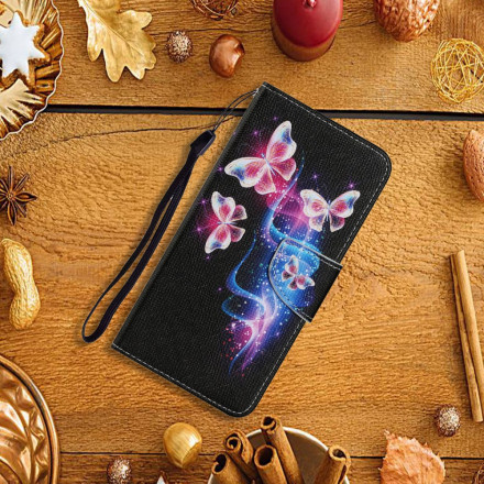 Housse Samsung Galaxy A72 4G / A72 5G Papillons Magiques