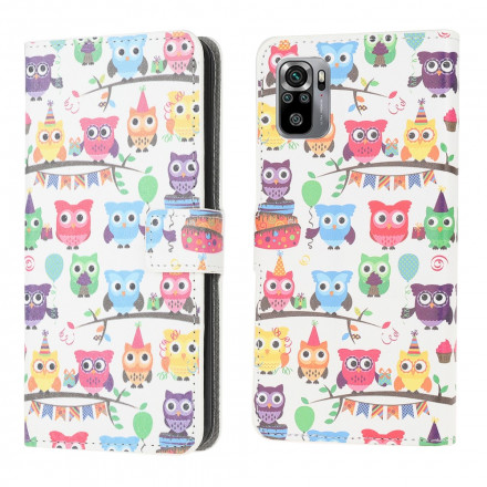 Housse Xiaomi Redmi Note 10 / Note 10s Multiples Hiboux Housse Xiaomi Redmi Note 10 / Note 10s Multiples Hiboux