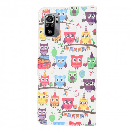 Housse Xiaomi Redmi Note 10 / Note 10s Multiples Hiboux Housse Xiaomi Redmi Note 10 / Note 10s Multiples Hiboux