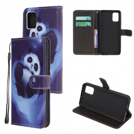 Housse Xiaomi Redmi Note 10 / Note 10s Panda Space à Lanière Housse Xiaomi Redmi Note 10 / Note 10s Panda Space à Lanière