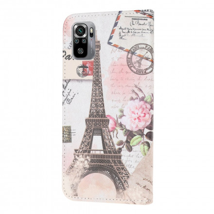 Housse Xiaomi Redmi Note 10 / Note 10s Tour Eiffel Rétro Housse Xiaomi Redmi Note 10 / Note 10s Tour Eiffel Rétro