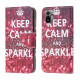 Housse Xiaomi Redmi Note 10 / Note 10s Keep Calm and Sparkle Housse Xiaomi Redmi Note 10 / Note 10s Keep Calm and Sparkle