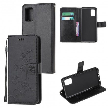 Housse Xiaomi Redmi Note 10 / Note 10s Papillons et Fleurs Housse Xiaomi Redmi Note 10 / Note 10s Papillons et Fleurs