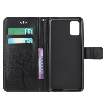 Housse Xiaomi Redmi Note 10 / Note 10s Arbre et Hiboux à Lanière Housse Xiaomi Redmi Note 10 / Note 10s Arbre et Hiboux à Lanière