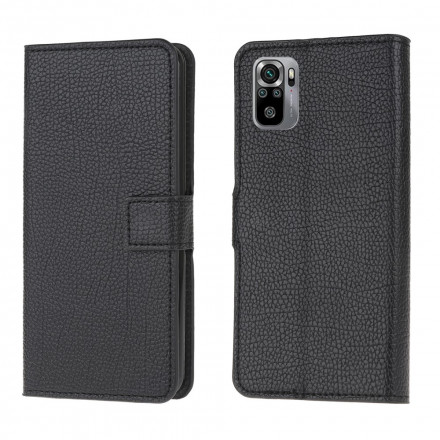 Housse Xiaomi Redmi Note 10 / Note 10s Effet Cuir Grain Litchi