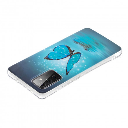 Coque Samsung Galaxy A72 4G / A72 5G Série Papillons Fluorescente
