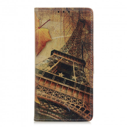 Housse Samsung Galaxy A32 4G Tour Eiffel En Automne