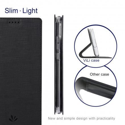 Flip Cover Samsung Galaxy A72 4G / A72 5G Texturée VILI DMX Flip Cover Samsung Galaxy A72 4G / A72 5G Texturée VILI DMX