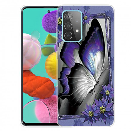 Coque Samsung Galaxy A32 4G Papillon Royal