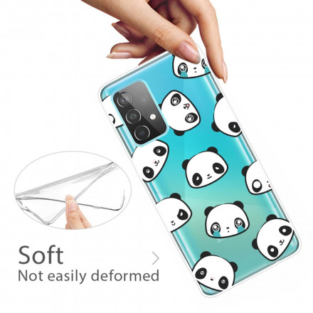 Coque Samsung Galaxy A32 4G Pandas Sentimentaux