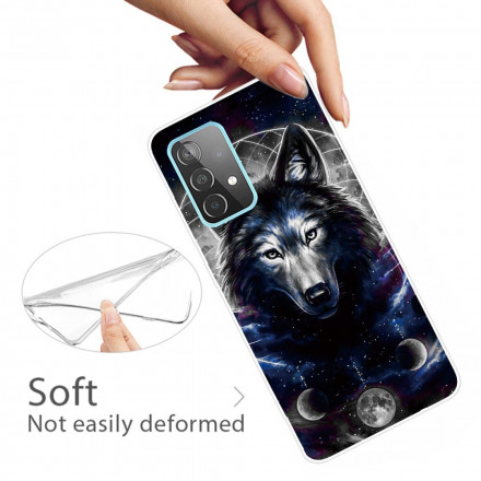 Coque Samsung Galaxy A32 4G Flexible Loup
