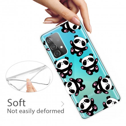 Coque Samsung Galaxy A32 4G Top Pandas Fun