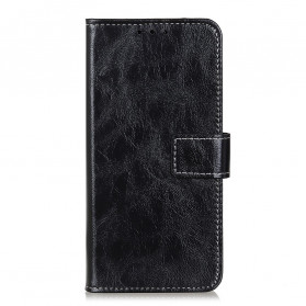 Housse Oppo Find X3 Lite Effet Cuir Coutures Apparentes
