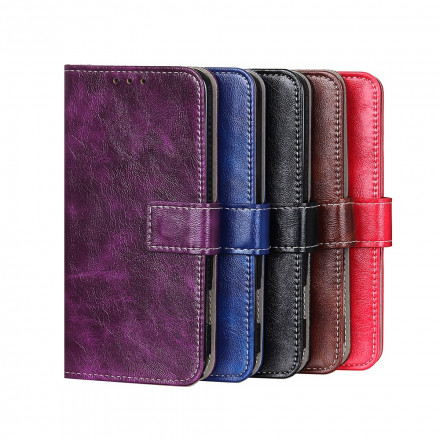Housse Oppo Find X3 Lite Effet Cuir Coutures Apparentes Housse Oppo Find X3 Lite Effet Cuir Coutures Apparentes