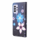 Housse Samsung Galaxy A32 4G Fleurs Lunaires à Lanière