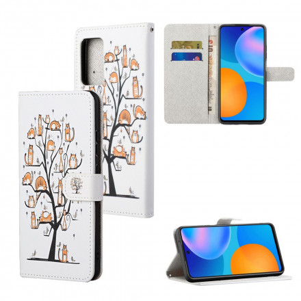 Housse Samsung Galaxy A432 4G Funky Cats à Lanière Housse Samsung Galaxy A432 4G Funky Cats à Lanière