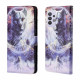 Housse Samsung Galaxy A32 4G Loup en Hiver avec Lanière Housse Samsung Galaxy A32 4G Loup en Hiver avec Lanière