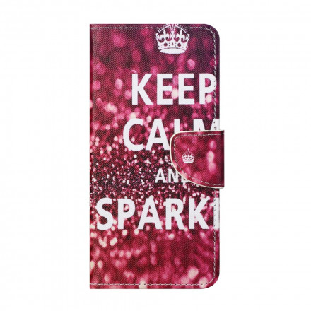 Housse Samsung Galaxy A32 4G Keep Calm and Sparkle