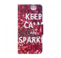 Housse Samsung Galaxy A32 4G Keep Calm and Sparkle