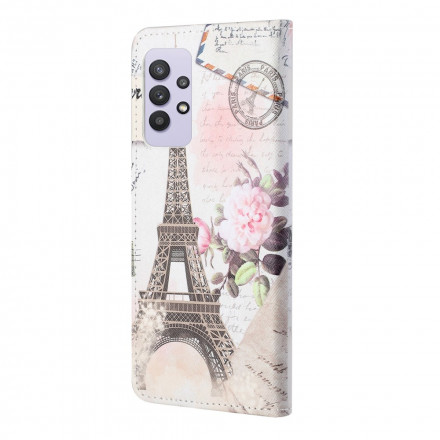 Housse Samsung Galaxy A32 4G Tour Eiffel Rétro Housse Samsung Galaxy A32 4G Tour Eiffel Rétro