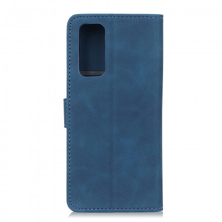 Housse Oppo Find X3 Neo Mate Effet Cuir Vintage KHAZNEH