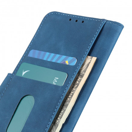 Housse Oppo Find X3 Neo Mate Effet Cuir Vintage KHAZNEH