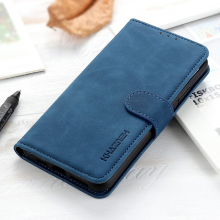 Housse Oppo Find X3 Neo Mate Effet Cuir Vintage KHAZNEH