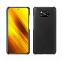 Coque Xiaomi Poco X3 Effet Cuir KSQ