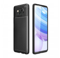 Coque Xiaomi Poco X3 Flexible Texture Fibre Carbone