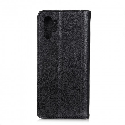 Flip Cover Samsung Galaxy A32 4G Cuir Fendu Litchi Business Flip Cover Samsung Galaxy A32 4G Cuir Fendu Litchi Business