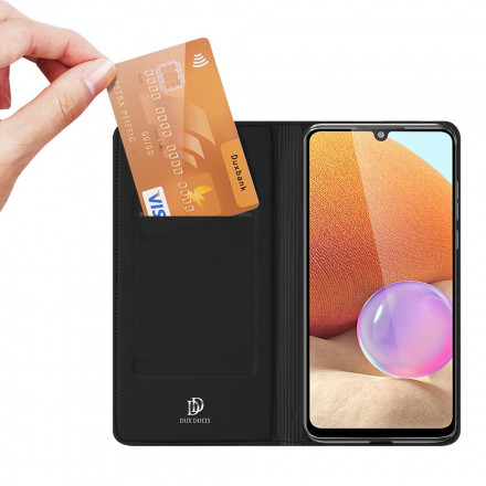 Flip Cover Samsung Galaxy A32 4G Skin Pro Series DUX DUCIS Flip Cover Samsung Galaxy A32 4G Skin Pro Series DUX DUCIS