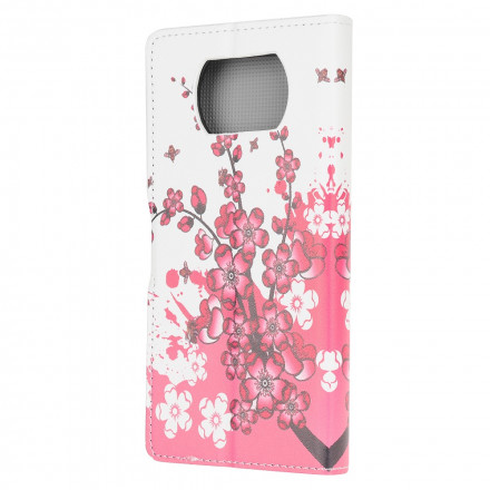 Housse Xiaomi Poco X3 Tropical Flowers Housse Xiaomi Poco X3 Tropical Flowers