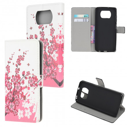 Housse Xiaomi Poco X3 Tropical Flowers Housse Xiaomi Poco X3 Tropical Flowers