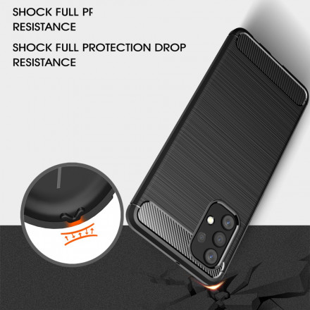 Coque Samsung Galaxy A32 4G Fibre Carbone Brossée