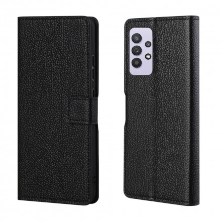 Housse Samsung Galaxy A32 4G Simili Cuir Litchi Housse Samsung Galaxy A32 4G Simili Cuir Litchi