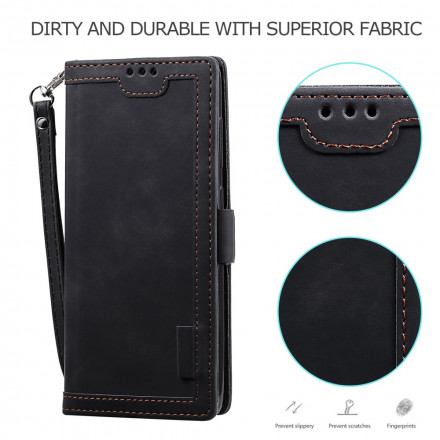 Housse Samsung Galaxy A71 5G Simili Cuir Bicolore Contours Renforcés Housse Samsung Galaxy A71 5G Simili Cuir Bicolore Contours Renforcés