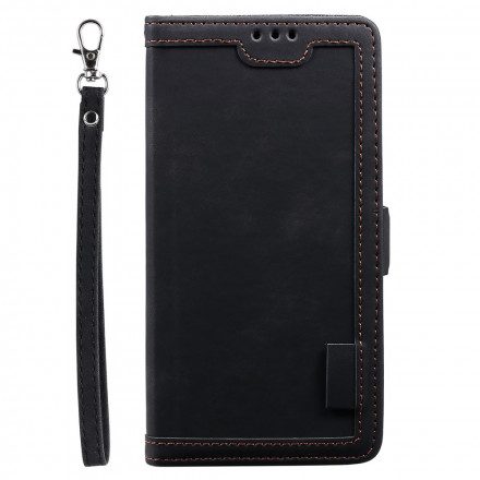 Housse Samsung Galaxy A71 5G Simili Cuir Bicolore Contours Renforcés Housse Samsung Galaxy A71 5G Simili Cuir Bicolore Contours Renforcés