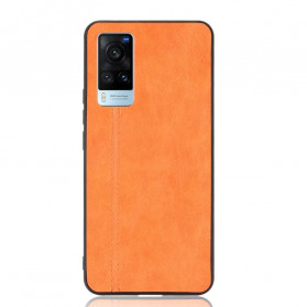 Coque Vivo X60 Effet Cuir Couture