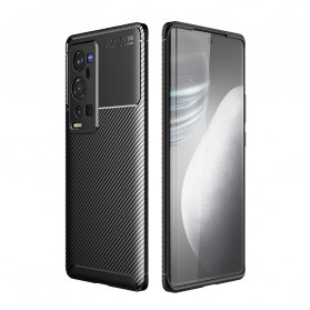 Coque Vivo X60 Pro Plus Flexible Texture Fibre Carbone