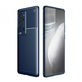 Coque Vivo X60 Pro Plus Flexible Texture Fibre Carbone