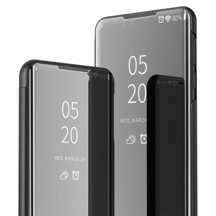View Cover Xiaomi Redmi Note 10 / Note 10s Miroir et Simili Cuir View Cover Xiaomi Redmi Note 10 / Note 10s Miroir et Simili Cuir