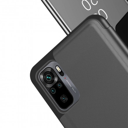 View Cover Xiaomi Redmi Note 10 / Note 10s Miroir et Simili Cuir View Cover Xiaomi Redmi Note 10 / Note 10s Miroir et Simili Cuir