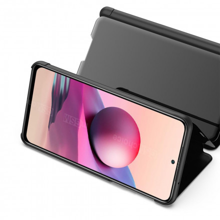 View Cover Xiaomi Redmi Note 10 / Note 10s Miroir et Simili Cuir View Cover Xiaomi Redmi Note 10 / Note 10s Miroir et Simili Cuir