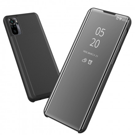 View Cover Xiaomi Redmi Note 10 / Note 10s Miroir et Simili Cuir View Cover Xiaomi Redmi Note 10 / Note 10s Miroir et Simili Cuir