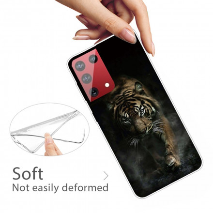 Coque OnePlus 9 Pro Flexible Tigre