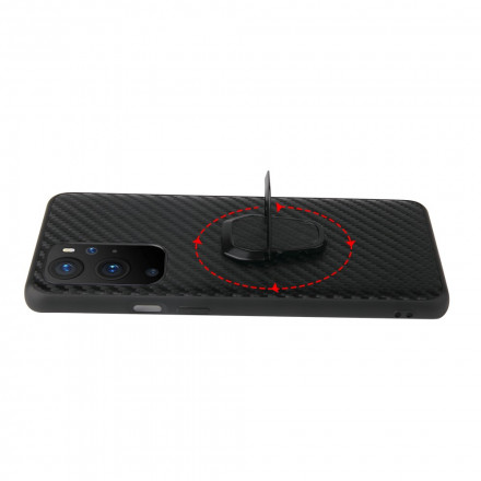 Coque OnePlus 9 Pro Paillettes Noires Anneau-Support Coque OnePlus 9 Pro Paillettes Noires Anneau-Support