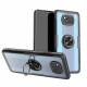 Coque Poco X3 Transparente Ring et Carbone Coque Poco X3 Transparente Ring et Carbone